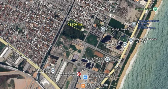 Lote/Terreno à venda, 11500m² no Jockey de Itaparica, Vila Velha