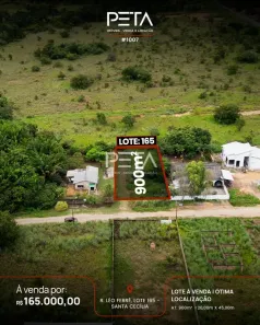 Lote/Terreno à venda, 900m² no Santa Cecília, Cantá