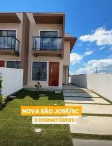 Sobrado com 3 Quartos à venda, 125m² no Sertão do Maruim, São José