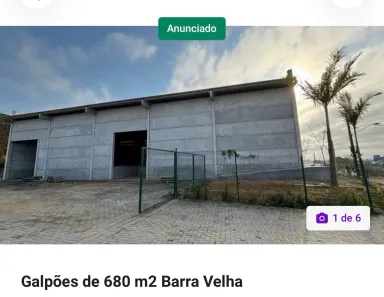 Galpão/Depósito/Armazém para alugar, 341m² no , Barra Velha