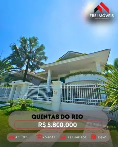 Casa de Condomínio com 4 Quartos à venda, 534m² no Barra da Tijuca, Rio de Janeiro