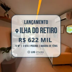 Apartamento com 3 Quartos à venda, 73m² no Ilha do Retiro, Recife
