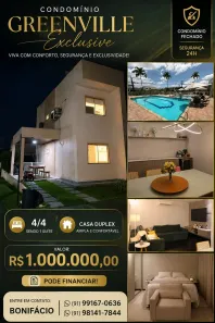 Casa de Condomínio com 4 Quartos à venda, 190m² no Parque Verde, Belém