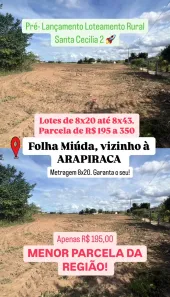 Lote/Terreno à venda, 160m² no , Craíbas