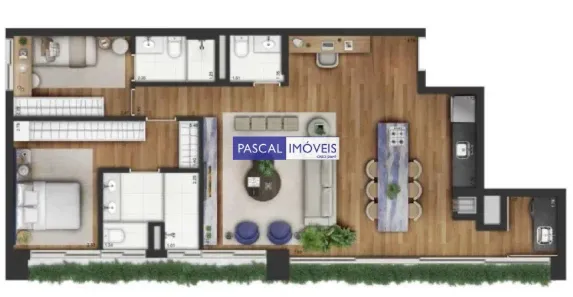 Apartamento com 2 Quartos à venda, 105m² no Campo Belo, São Paulo