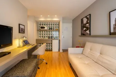 Flat com 1 Quarto à venda, 35m² no Indianópolis, São Paulo