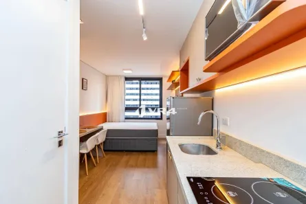Apartamento com 1 Quarto para alugar, 19m² no Centro, Curitiba