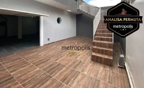 Sobrado com 3 Quartos à venda, 426m² no Vila Valparaíso, Santo André