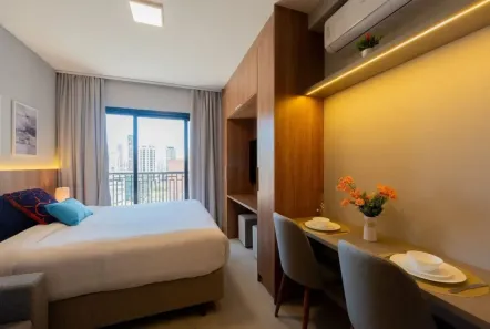 Apartamento com 1 Quarto para alugar, 27m² no Perdizes, São Paulo