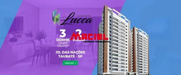 Apartamento com 3 Quartos à venda, 109m² no Jardim das Nações, Taubaté