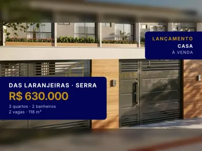 Casa com 3 Quartos à venda, 118m² no das Laranjeiras, Serra