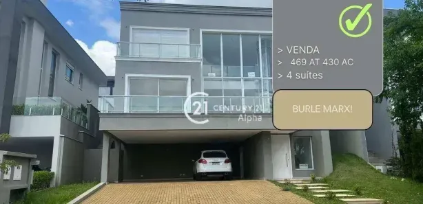 Casa de Condomínio com 4 Quartos à venda, 430m² no Alphaville, Santana de Parnaíba
