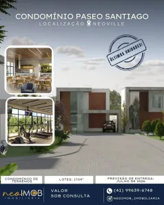 Lote/Terreno à venda, 170m² no Cidade Industrial, Curitiba