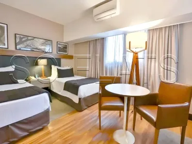 Flat com 1 Quarto à venda, 29m² no Cidade Monções, São Paulo
