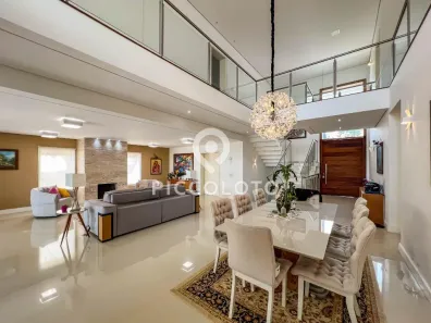 Casa de Condomínio com 5 Quartos para venda ou aluguel, 718m² no Loteamento Alphaville Campinas, Campinas