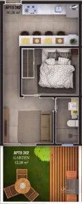 Apartamento com 1 Quarto à venda, 30m² no Ingleses do Rio Vermelho, Florianópolis