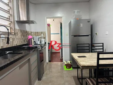 Apartamento com 3 Quartos para alugar, 90m² no Gonzaga, Santos