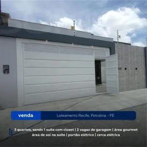 Casa com 3 Quartos à venda, 200m² no Loteamento Recife, Petrolina