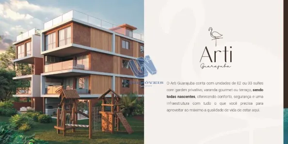 Apartamento com 2 Quartos à venda, 77m² no Guarajuba (Monte Gordo), Camaçari