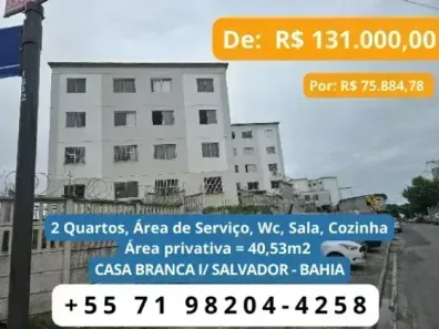 Apartamento com 2 Quartos à venda, 40m² no Granjas Rurais Presidente Vargas, Salvador