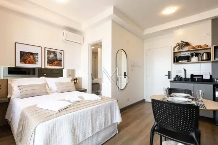 Apartamento à venda, 23m² no Centro, Curitiba