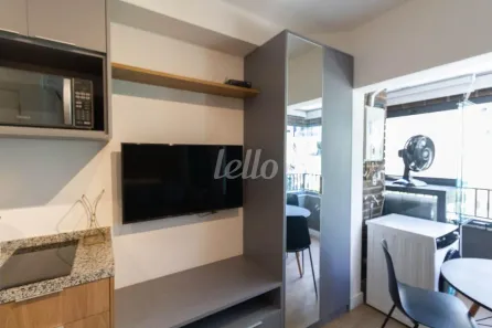 Apartamento com 1 Quarto para alugar, 28m² no Indianópolis, São Paulo