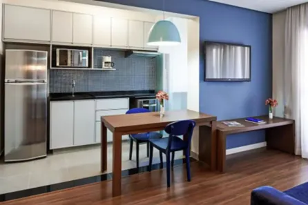 Flat com 1 Quarto à venda, 43m² no Cidade Monções, São Paulo