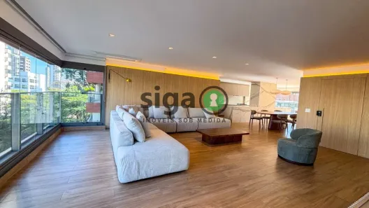 Apartamento com 4 Quartos para alugar, 232m² no Brooklin Paulista, São Paulo