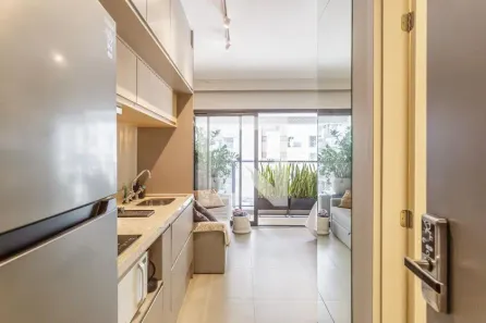 Kitnet com 1 Quarto à venda, 27m² no Indianópolis, São Paulo