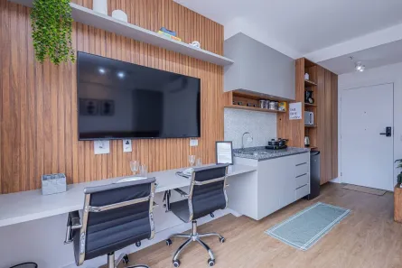 Apartamento com 1 Quarto à venda, 27m² no Brooklin Paulista, São Paulo