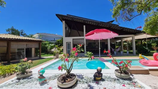 Casa de Condomínio com 4 Quartos à venda, 363m² no Busca Vida (Abrantes), Camaçari