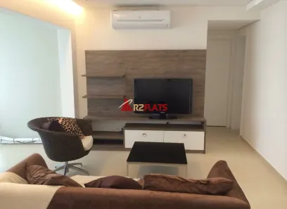 Apartamento com 1 Quarto para alugar, 66m² no Brooklin Paulista, São Paulo