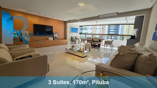 Apartamento com 4 Quartos à venda, 170m² no Pituba, Salvador