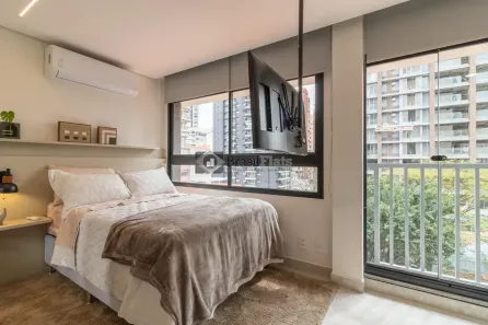 Flat com 1 Quarto para alugar, 21m² no Pinheiros, São Paulo