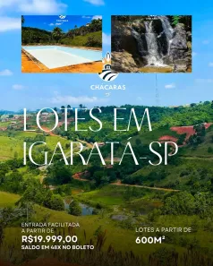 Lote/Terreno à venda, 600m² no , Igaratá