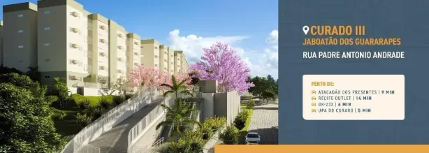 Apartamento com 2 Quartos à venda, 44m² no Marcos Freire, Jaboatão dos Guararapes