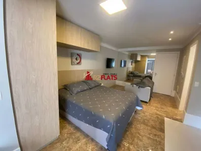 Flat com 1 Quarto para alugar, 37m² no Indianópolis, São Paulo