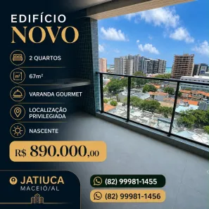 Apartamento com 2 Quartos à venda, 70m² no Jatiúca, Maceió