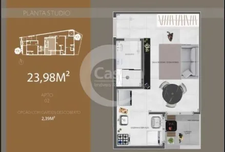 Apartamento com 1 Quarto à venda, 24m² no Vila Prudente, São Paulo