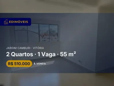 Apartamento com 2 Quartos à venda, 55m² no Jardim Camburi, Vitória