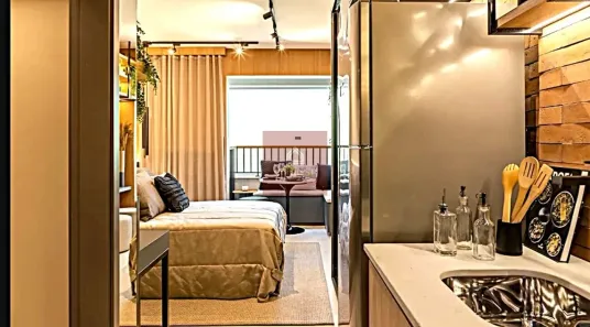 Apartamento com 1 Quarto à venda, 24m² no Cidade Monções, São Paulo