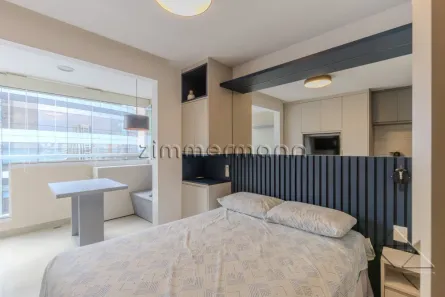 Apartamento com 1 Quarto para alugar, 27m² no Jardim Paulistano, São Paulo