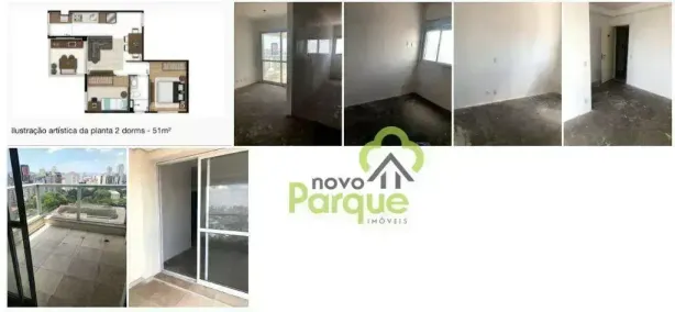 Apartamento com 2 Quartos à venda, 51m² no Aclimação, São Paulo