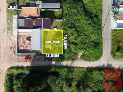 Lote/Terreno à venda, 209m² no Barra do Saí, Itapoá