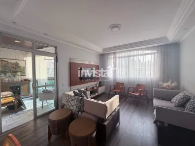 Apartamento com 3 Quartos à venda, 147m² no Gonzaga, Santos