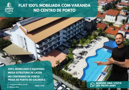 Apartamento com 1 Quarto à venda, 32m² no Porto de Galinhas, Ipojuca