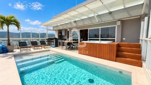 Cobertura com 3 Quartos para alugar, 360m² no Gonzaga, Santos