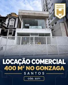 Ponto Comercial para alugar, 400m² no Gonzaga, Santos