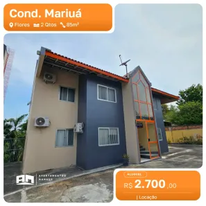 Apartamento com 2 Quartos para alugar, 85m² no Flores, Manaus