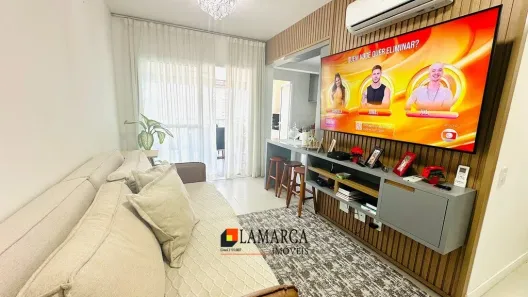 Apartamento com 2 Quartos à venda, 71m² no Loteamento João Batista Julião, Guarujá